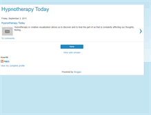 Tablet Screenshot of hypnotherapytoday.blogspot.com