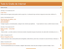 Tablet Screenshot of crear-todo-gratis.blogspot.com