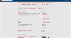 Desktop Screenshot of micron-patch-a-day.blogspot.com