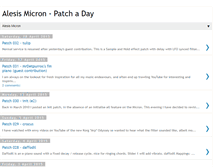 Tablet Screenshot of micron-patch-a-day.blogspot.com