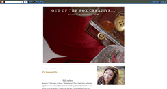 Desktop Screenshot of beingoutoftheboxcreative.blogspot.com