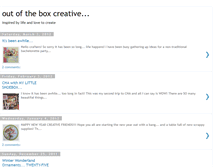 Tablet Screenshot of beingoutoftheboxcreative.blogspot.com