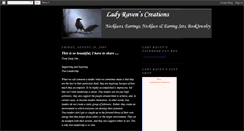 Desktop Screenshot of ladyravenscreations.blogspot.com