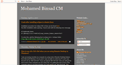 Desktop Screenshot of binsad.blogspot.com