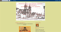 Desktop Screenshot of collegiogreco.blogspot.com