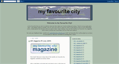 Desktop Screenshot of myfavouritecity.blogspot.com