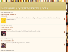 Tablet Screenshot of lapesadillaquetemuerdelacola.blogspot.com