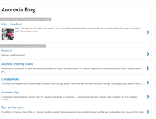 Tablet Screenshot of anorexiablog.blogspot.com