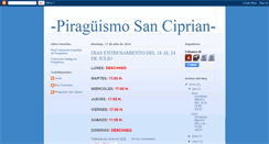 Desktop Screenshot of piraguismosanciprian.blogspot.com