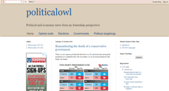 Desktop Screenshot of politicalowl.blogspot.com