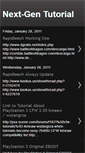 Mobile Screenshot of nextgentutorial.blogspot.com