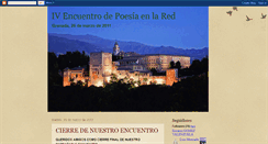 Desktop Screenshot of ivencuentrodepoesiaenred.blogspot.com