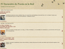 Tablet Screenshot of ivencuentrodepoesiaenred.blogspot.com