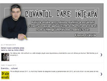 Tablet Screenshot of cuvantulcareinteapa.blogspot.com