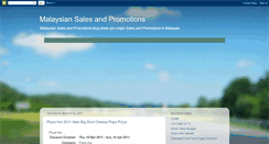 Desktop Screenshot of malaysiansales.blogspot.com