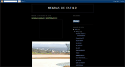 Desktop Screenshot of negrasdeestilo.blogspot.com