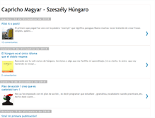 Tablet Screenshot of caprichohungaro.blogspot.com