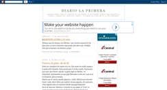 Desktop Screenshot of diariolaprimeraperu.blogspot.com