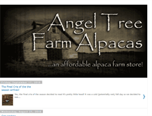 Tablet Screenshot of angeltreefarmalpacas.blogspot.com