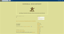 Desktop Screenshot of generaldiscontent.blogspot.com