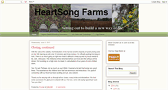 Desktop Screenshot of heartsongfarms.blogspot.com