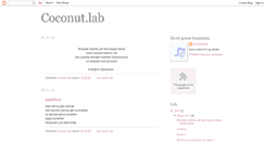 Desktop Screenshot of coconutlab.blogspot.com