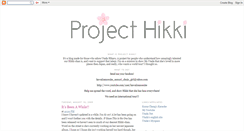 Desktop Screenshot of projecthikki.blogspot.com