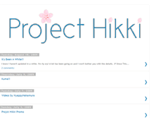 Tablet Screenshot of projecthikki.blogspot.com