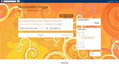 Desktop Screenshot of muizzuddinlingga.blogspot.com