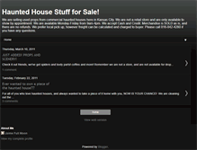 Tablet Screenshot of hauntedhousesale.blogspot.com