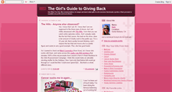 Desktop Screenshot of girlsguidetogivingback.blogspot.com