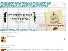 Tablet Screenshot of everythinganythingaboutnothingreall.blogspot.com