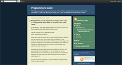 Desktop Screenshot of programmersguild.blogspot.com