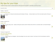 Tablet Screenshot of mytipsfortrips.blogspot.com