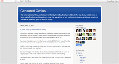 Desktop Screenshot of censoredgenius.blogspot.com