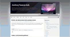 Desktop Screenshot of andrzejsamojednik.blogspot.com