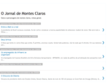 Tablet Screenshot of ojornaldemontesclaros.blogspot.com