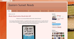 Desktop Screenshot of easternsunset-reads.blogspot.com