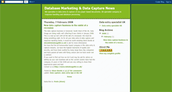 Desktop Screenshot of database-marketing-data-capture.blogspot.com