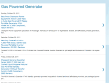 Tablet Screenshot of gaspoweredgenerator.blogspot.com