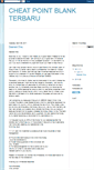 Mobile Screenshot of cheatpointblankterbaru-01.blogspot.com