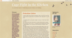 Desktop Screenshot of cagefightinthekitchen.blogspot.com