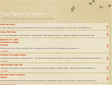 Tablet Screenshot of cagefightinthekitchen.blogspot.com