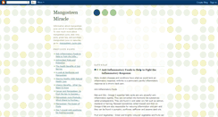 Desktop Screenshot of mangosteen-miracle.blogspot.com