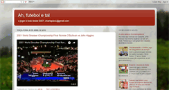 Desktop Screenshot of futeboletal.blogspot.com
