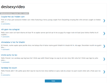Tablet Screenshot of desisexyvideo.blogspot.com