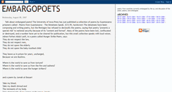 Desktop Screenshot of embargopoets.blogspot.com