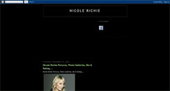 Desktop Screenshot of nicole-richie-hot.blogspot.com