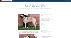 Desktop Screenshot of happydogsrescue.blogspot.com