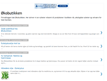 Tablet Screenshot of okobutikken.blogspot.com